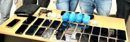 اعتقال مشتبهين من ام الفحم بحوزتهم مخدرات وهواتف مسروقة